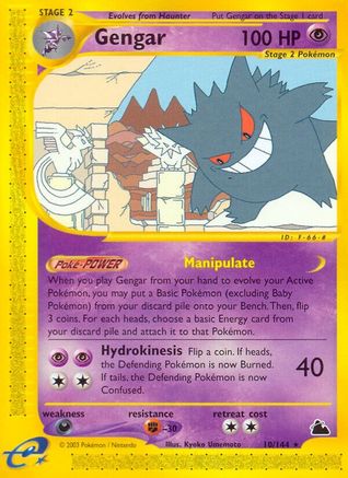 Gengar (10) (SK-010) (Reverse Holofoil)