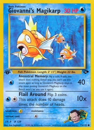 Giovanni's Magikarp (G2-073) (1st Edition)