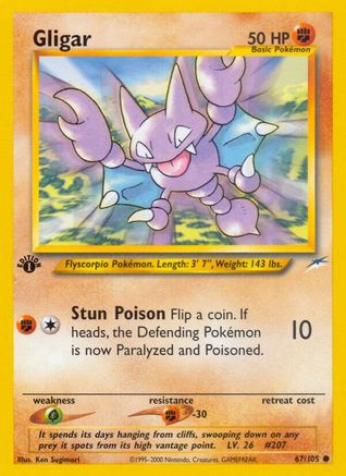 Gligar (N4-067) (1st Edition)