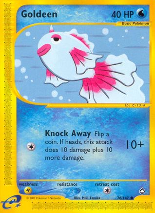 Goldeen (AQ-078) (Reverse Holofoil)