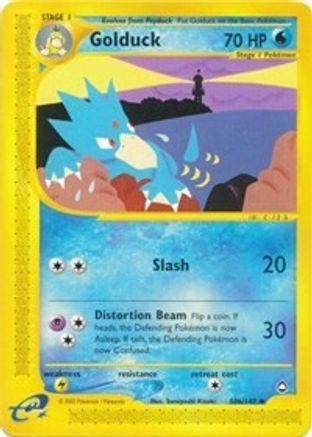 Golduck (50b) (AQ-050b) (Reverse Holofoil)