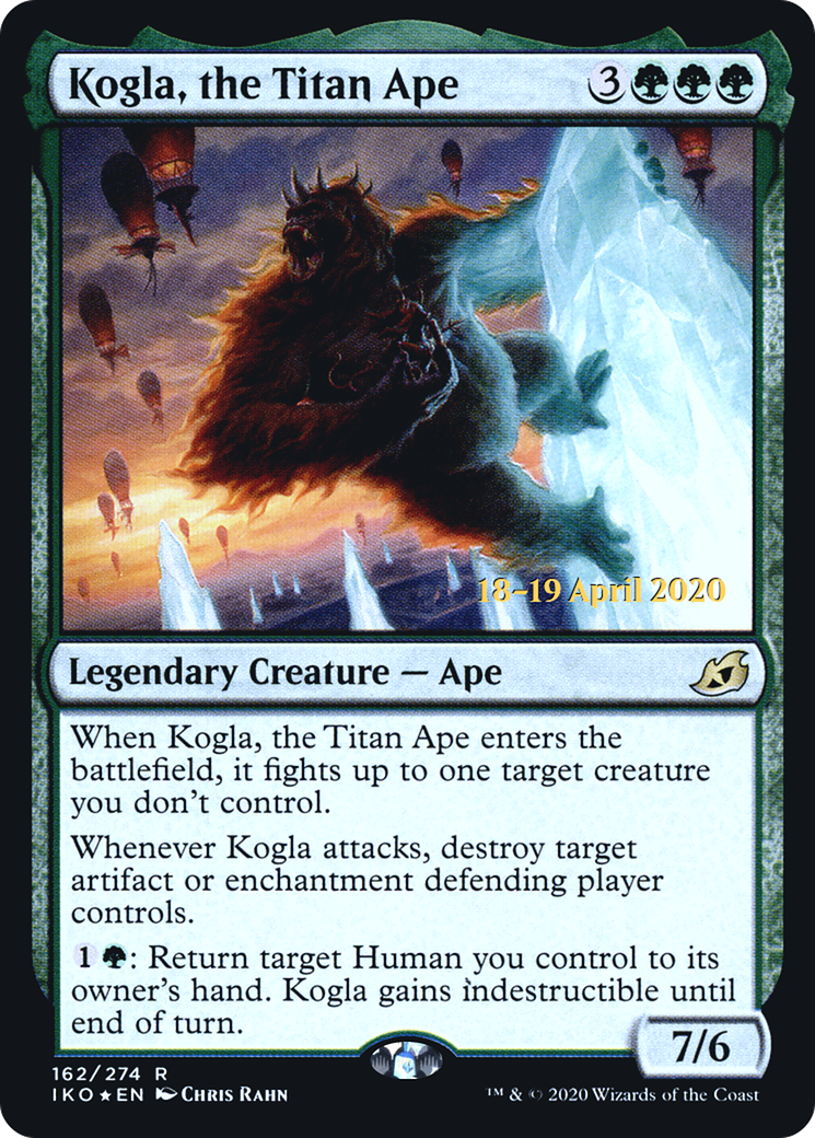 Kogla, the Titan Ape (PRE-162S) (Foil)