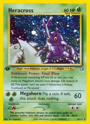 Heracross (N1-006) (1st Edition Holofoil)