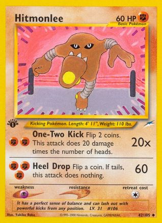 Hitmonlee (N4-042) (Unlimited)