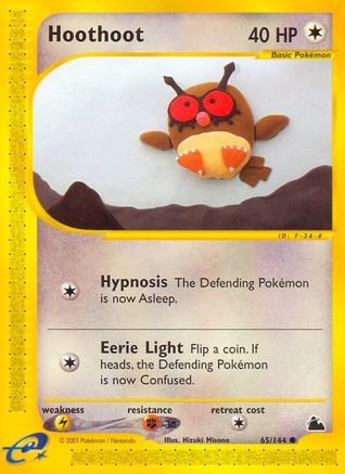 Hoothoot (SK-065) (Reverse Holofoil)