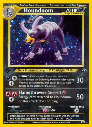 Houndoom (4) (N2-004) (Unlimited Holofoil)