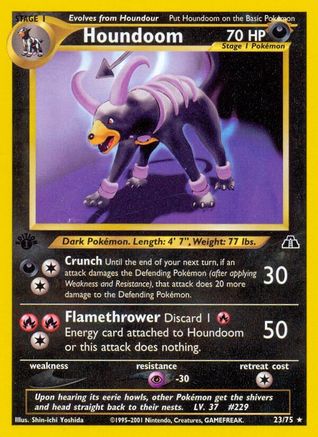 Houndoom (23) (N2-023) (1st Edition)