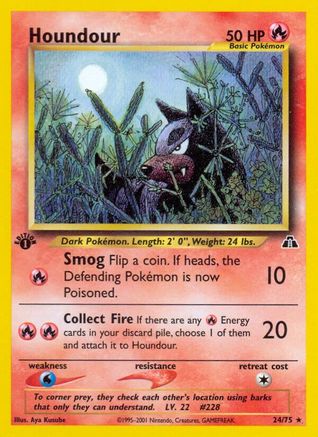 Houndour (24) (N2-024) (Unlimited)