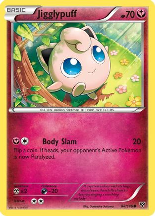 Jigglypuff (88) (XY-088) (Reverse Holofoil)