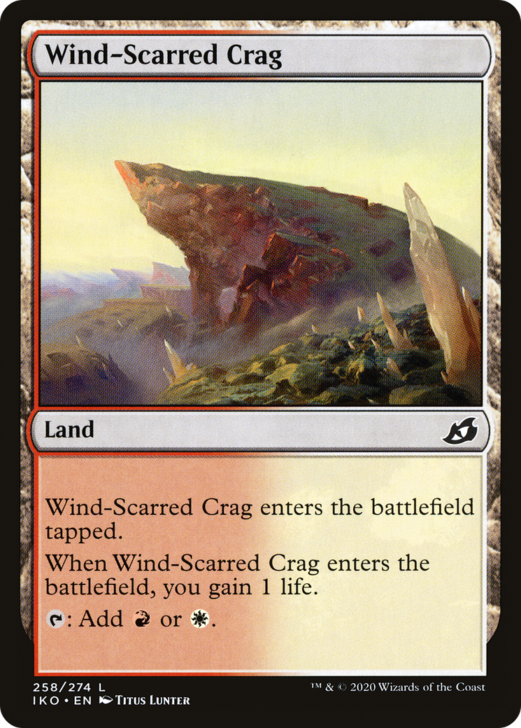 Wind-Scarred Crag (IKO-258) (Foil)