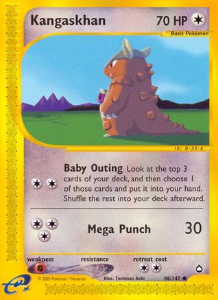 Kangaskhan (AQ-088) (Reverse Holofoil)