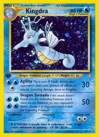 Kingdra (N1-008) (Unlimited Holofoil)