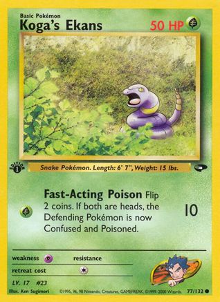 Koga's Ekans (G2-077) (Unlimited)