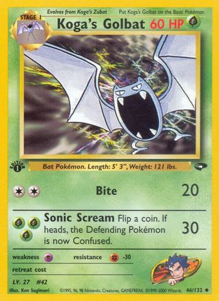 Koga's Golbat (G2-046) (1st Edition)