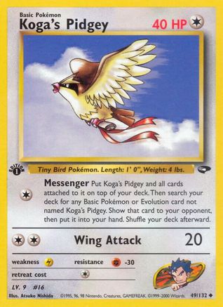 Koga's Pidgey (49) (G2-049) (Unlimited)