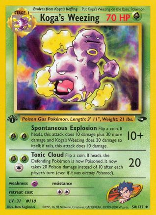 Koga's Weezing (G2-050) (Unlimited)