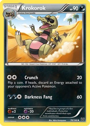 Krokorok (XY-070) (Reverse Holofoil)