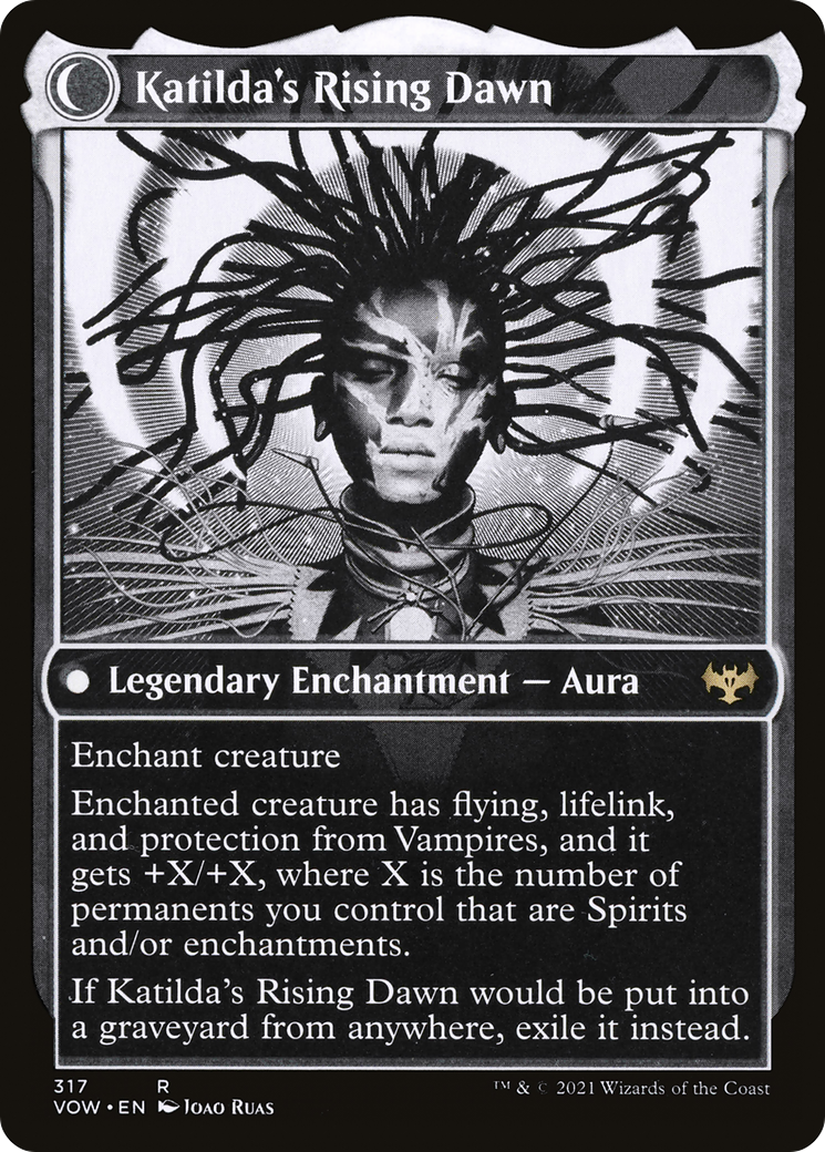 Katilda, Dawnhart Martyr // Katilda's Rising Dawn (VOW-317) (Showcase) (Foil)