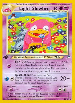 Light Slowbro (N4-051) (1st Edition)