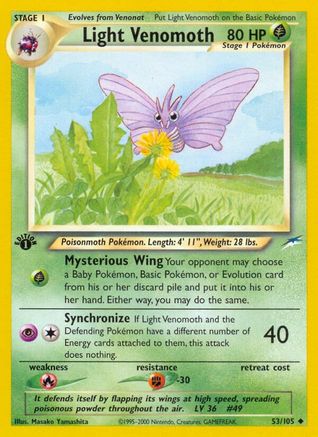 Light Venomoth (N4-053) (1st Edition)