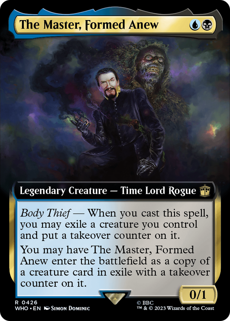 The Master, Formed Anew (WHO-426) (Extended Art) (Foil)