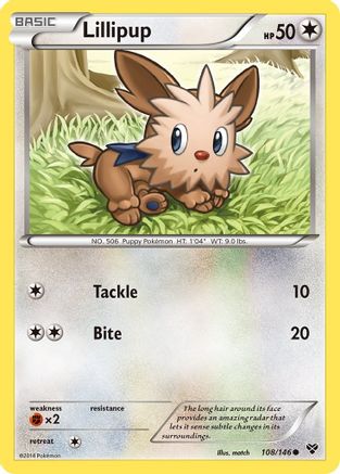 Lillipup (XY-108) (Reverse Holofoil)