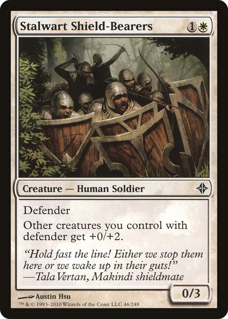 Stalwart Shield-Bearers (ROE-046) (Foil)