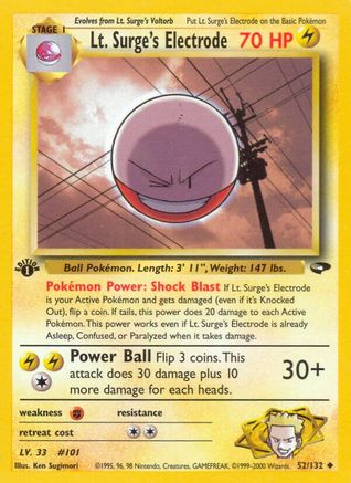 Lt. Surge's Electrode (G2-052) (Unlimited)