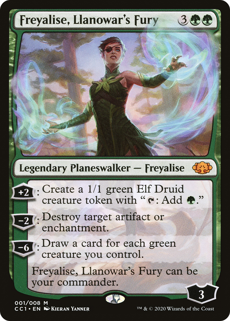 Freyalise, Llanowar's Fury (CC1-001) (Foil)