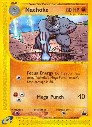 Machoke (SK-038) (Reverse Holofoil)