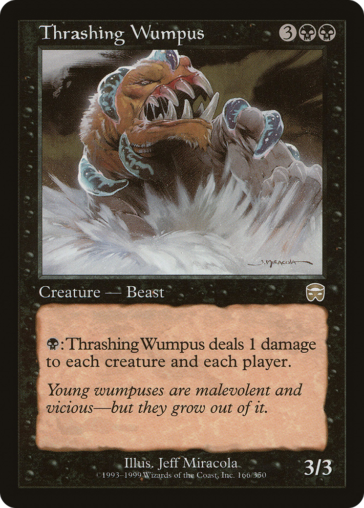 Thrashing Wumpus (MMQ-166) (Foil)