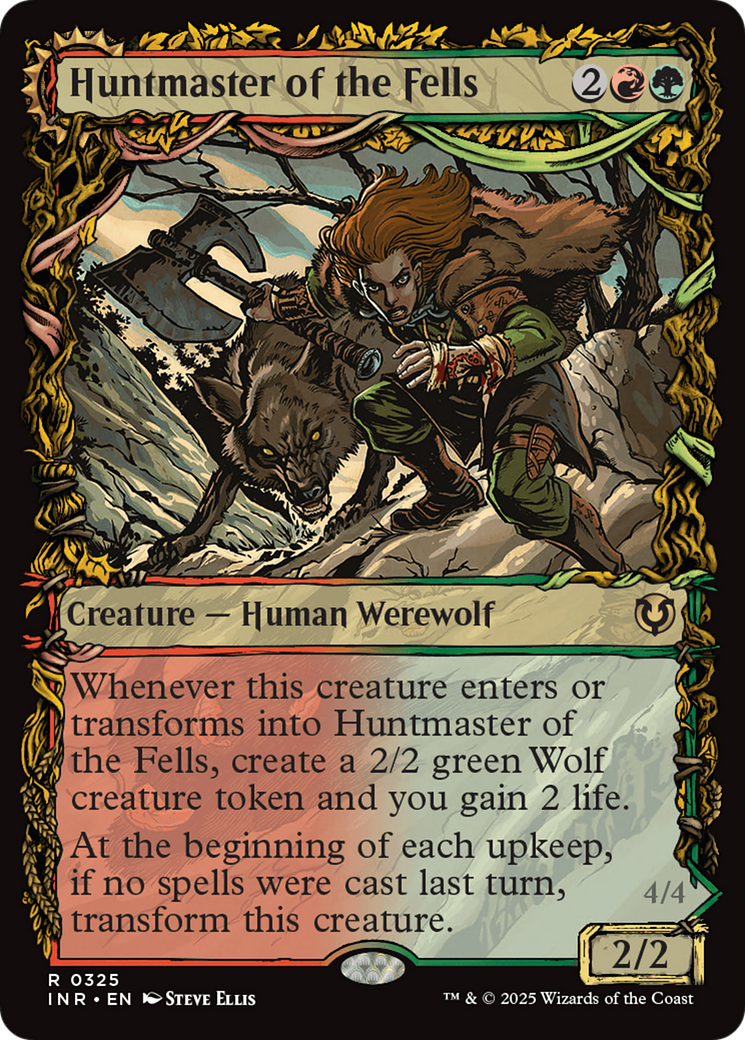 Huntmaster of the Fells // Ravager of the Fells (INR-325) (Showcase) (Foil)