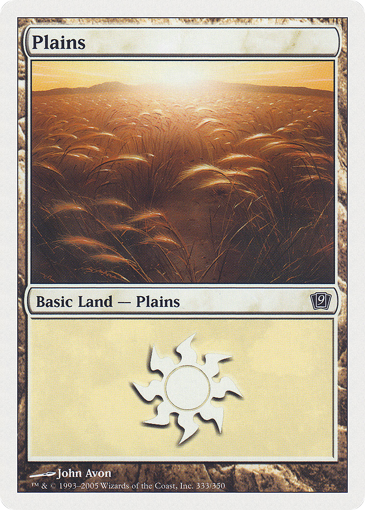 Plains (333) (9ED-333★) (Foil)