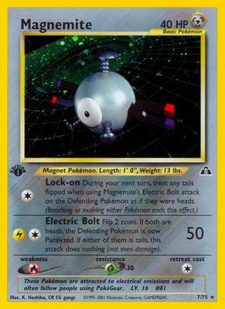 Magnemite (7) (N2-007) (1st Edition Holofoil)