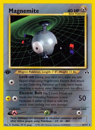 Magnemite (26) (N2-026) (1st Edition)