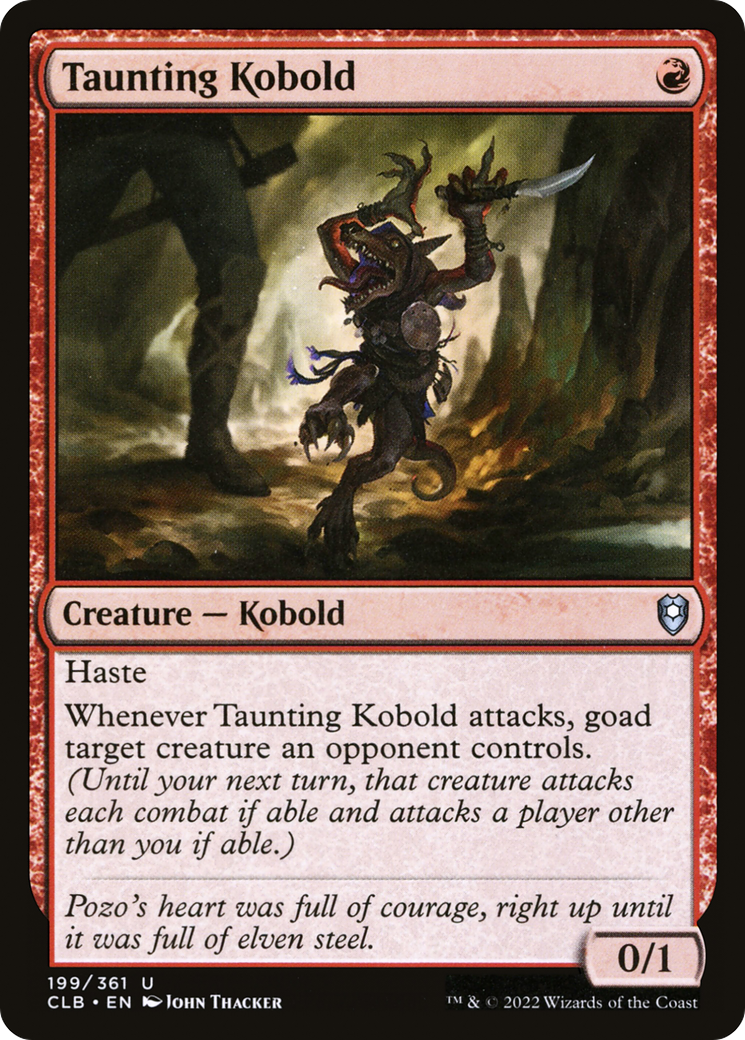 Taunting Kobold (CLB-199)