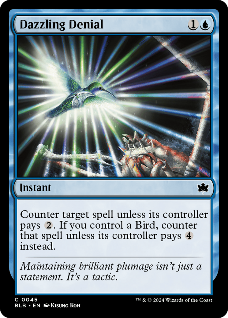 Dazzling Denial (BLB-045) (Foil)