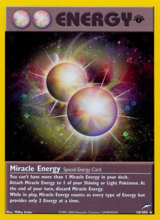 Miracle Energy (N4-016) (1st Edition Holofoil)