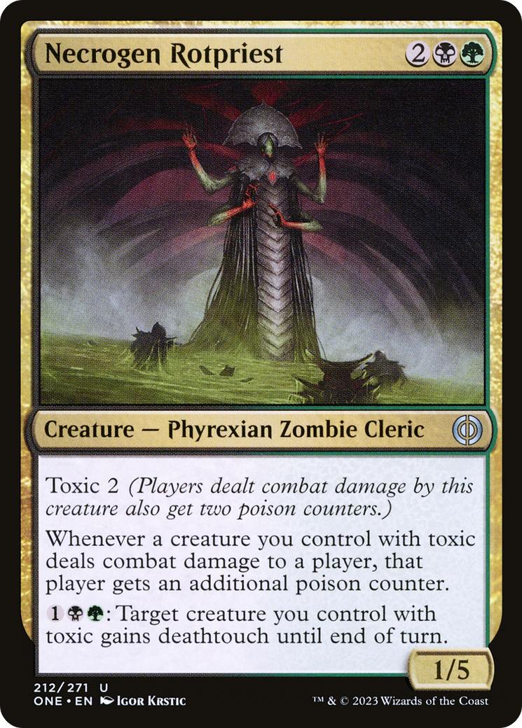 Necrogen Rotpriest (ONE-212) (Foil)