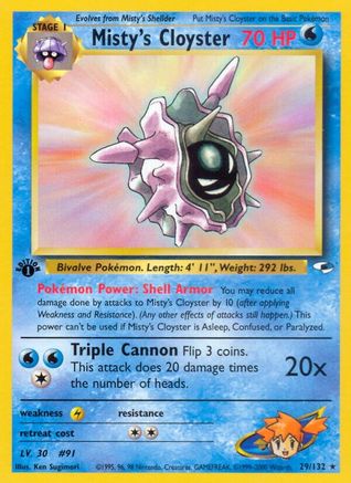 Misty's Cloyster (G1-029) (Unlimited)