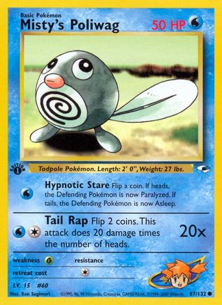 Misty's Poliwag (G1-087) (1st Edition)