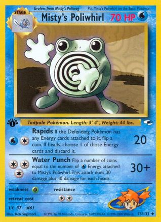 Misty's Poliwhirl (G1-053) (Unlimited)