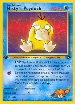 Misty's Psyduck (G2-090) (1st Edition)