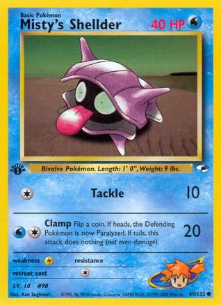 Misty's Shellder (G1-089) (Unlimited)