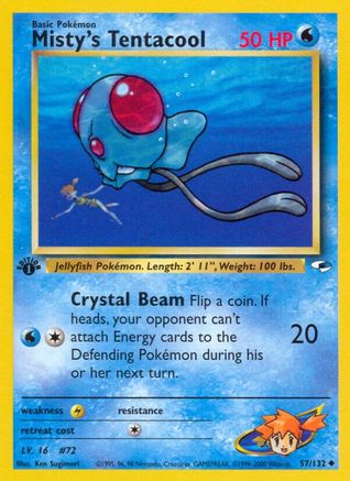 Misty's Tentacool (57) (G1-057) (1st Edition)