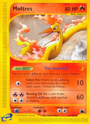Moltres (SK-021) (Reverse Holofoil)