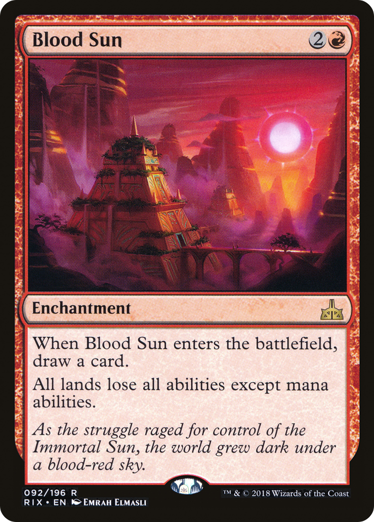 Blood Sun (RIX-092) (Foil)