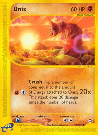 Onix (AQ-098) (Reverse Holofoil)