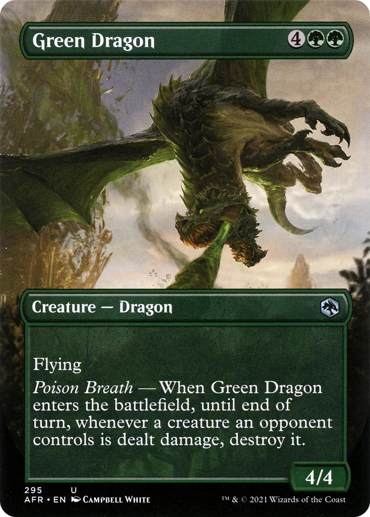 Green Dragon (AFR-295) (Borderless) (Foil)