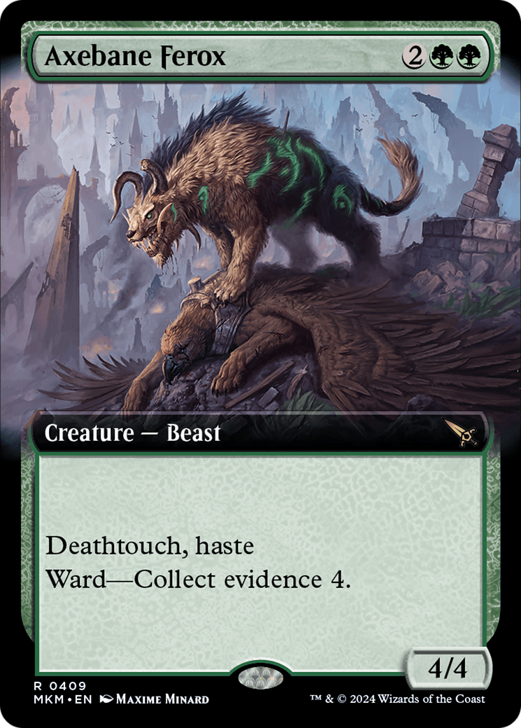Axebane Ferox (MKM-409) (Extended Art) (Foil)